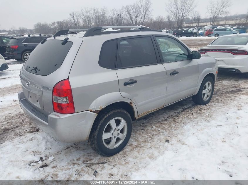 2005 Hyundai Tucson Gl VIN: KM8JM72B25U084169 Lot: 41184691