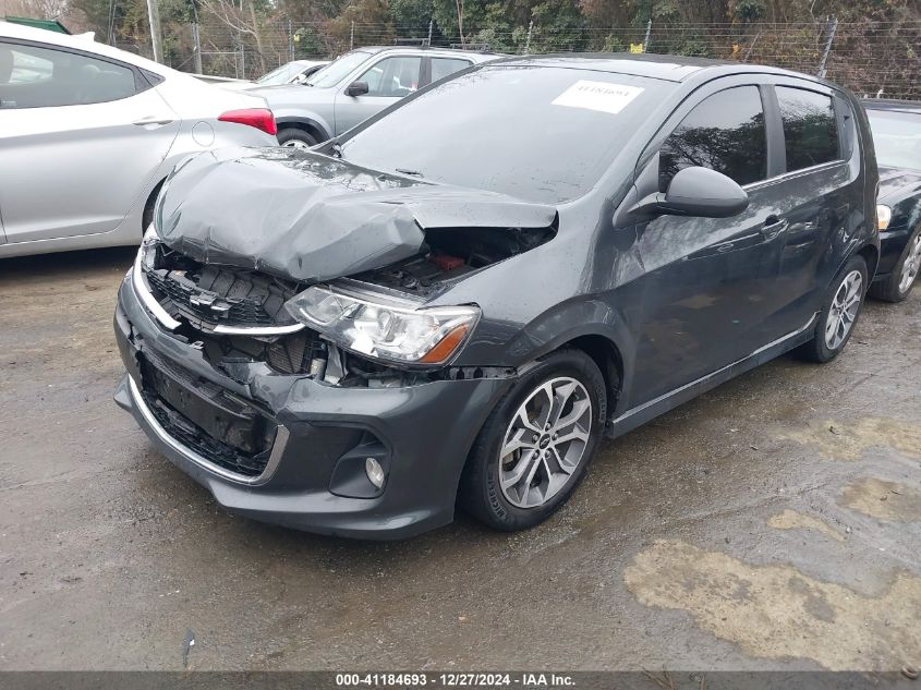 2018 Chevrolet Sonic Lt Auto VIN: 1G1JD6SG7J4106602 Lot: 41184693