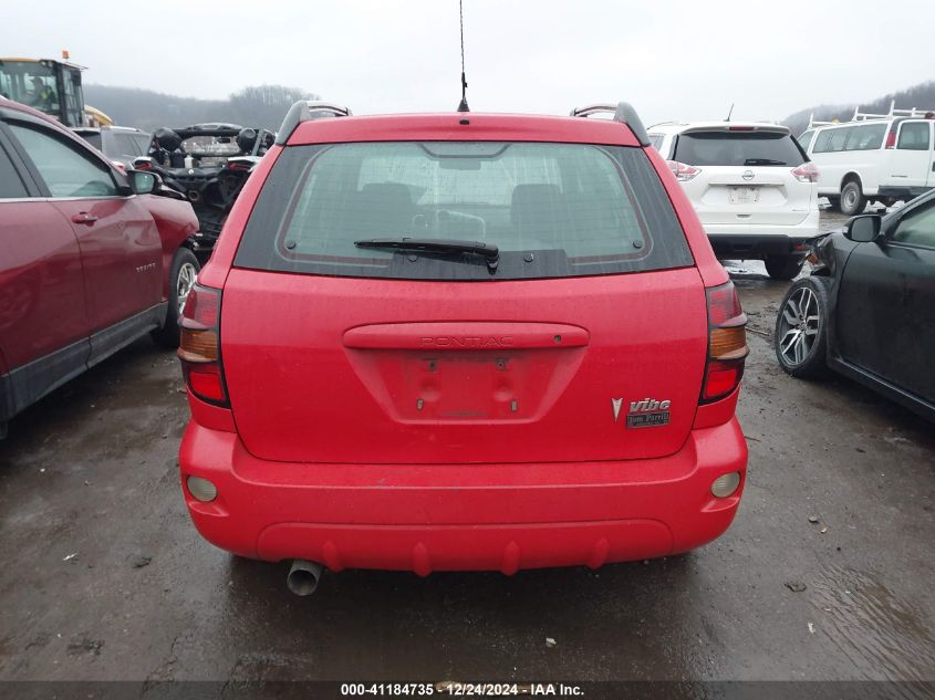 2006 Pontiac Vibe VIN: 5Y2SL65816Z418492 Lot: 41184735