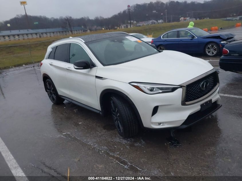 2021 Infiniti Qx50 Luxe Awd VIN: 3PCAJ5BB2MF112352 Lot: 41184822