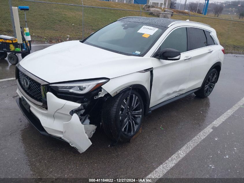 2021 Infiniti Qx50 Luxe Awd VIN: 3PCAJ5BB2MF112352 Lot: 41184822