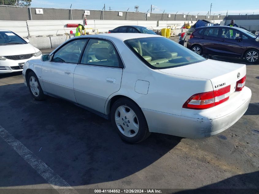 2000 Lexus Es 300 VIN: JT8BF28G5Y5099352 Lot: 41184852