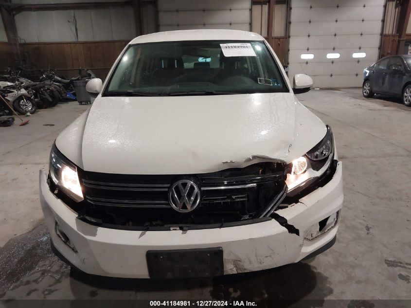 2014 Volkswagen Tiguan S VIN: WVGBV3AXXEW505759 Lot: 41184981