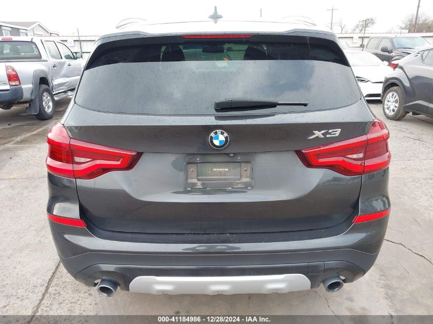 2018 BMW X3 xDrive30I VIN: 5UXTR9C55JLC73130 Lot: 41184986