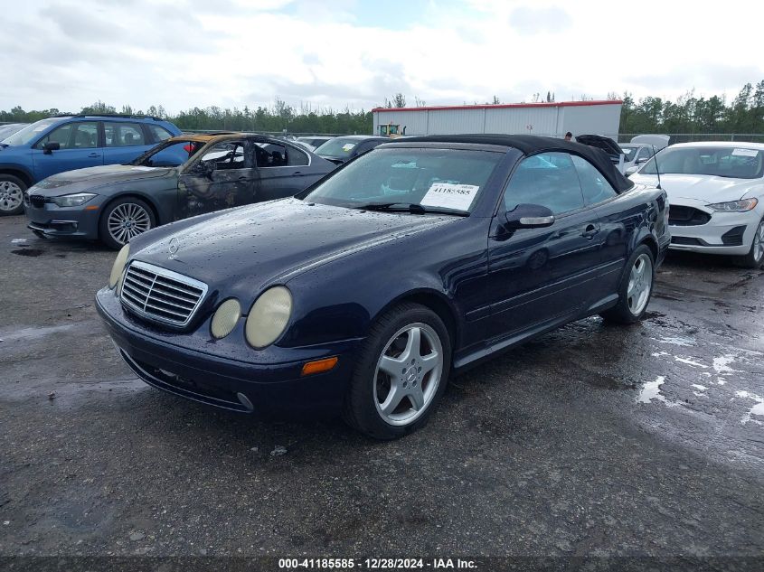 2003 Mercedes-Benz Clk 430 VIN: WDBLK70G43T139661 Lot: 41185585