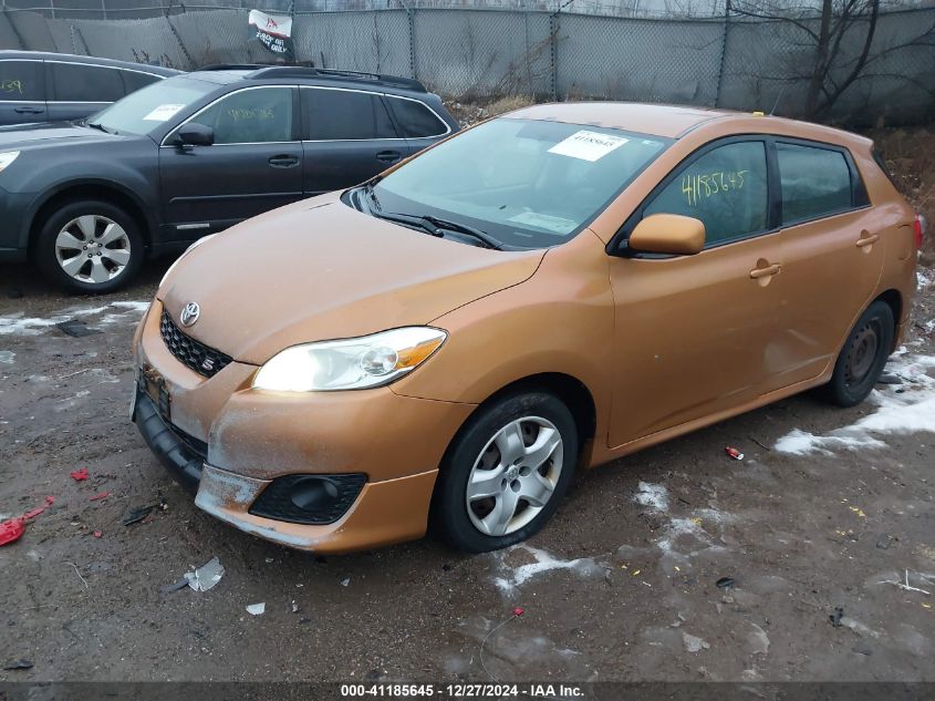 2009 Toyota Corolla Matrix S VIN: 2T1KE40E89C020769