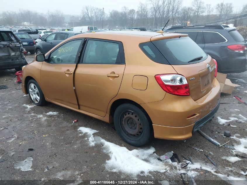 2009 Toyota Corolla Matrix S VIN: 2T1KE40E89C020769