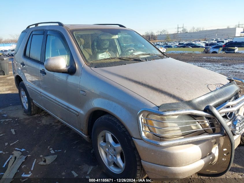 2001 Mercedes-Benz Ml 320 VIN: 4JGAB54E61A273744 Lot: 41185671