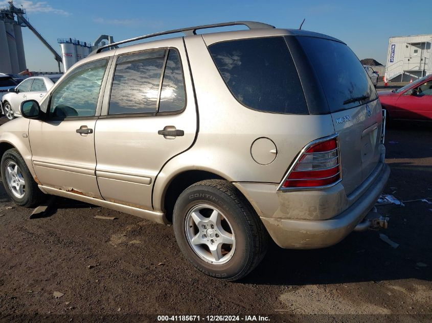 2001 Mercedes-Benz Ml 320 VIN: 4JGAB54E61A273744 Lot: 41185671