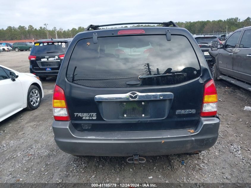 2001 Mazda Tribute Es V6/Lx V6 VIN: 4F2YU08171KM01555 Lot: 41185779