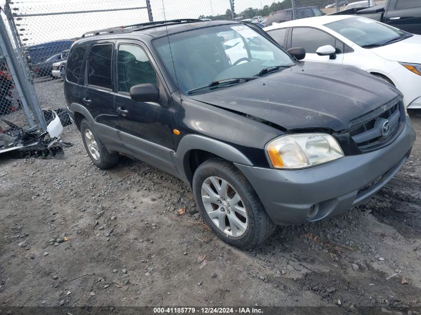 2001 Mazda Tribute Es V6/Lx V6 VIN: 4F2YU08171KM01555 Lot: 41185779