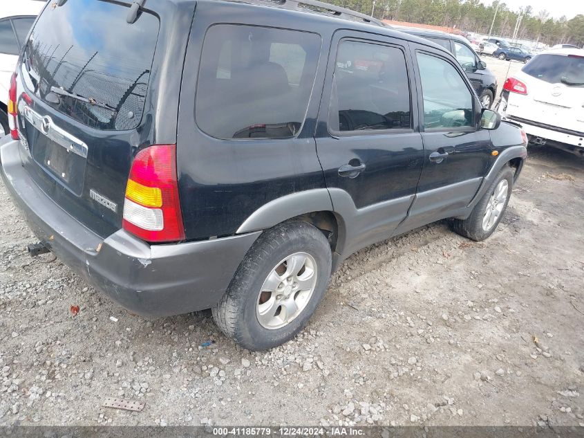 2001 Mazda Tribute Es V6/Lx V6 VIN: 4F2YU08171KM01555 Lot: 41185779