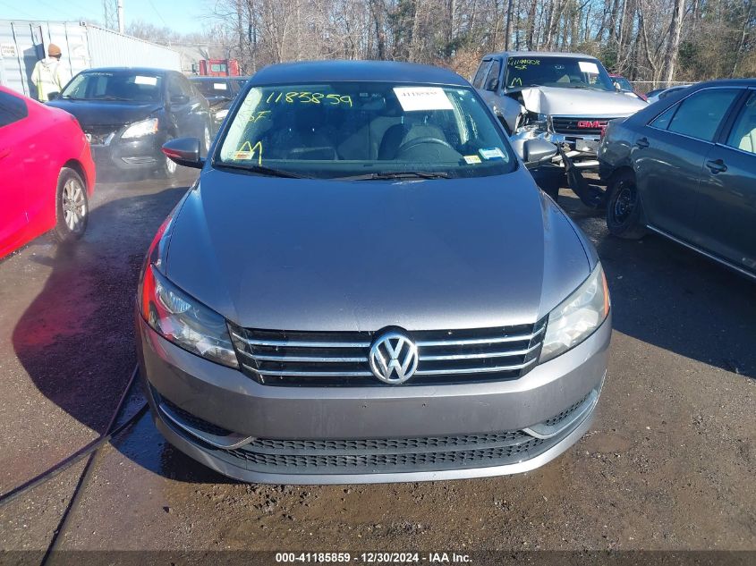 2012 Volkswagen Passat 2.5L S VIN: 1VWAP7A34CC056427 Lot: 41185859