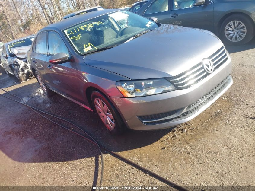 2012 Volkswagen Passat 2.5L S VIN: 1VWAP7A34CC056427 Lot: 41185859