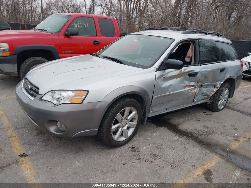 2006 Subaru Outback 2.5I VIN: 4S4BP61C667338921 Lot: 41185949