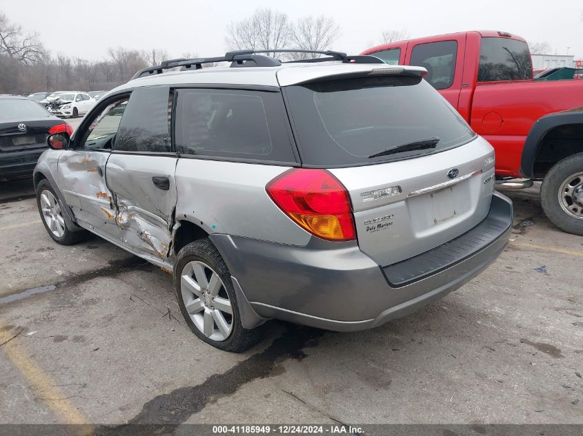 2006 Subaru Outback 2.5I VIN: 4S4BP61C667338921 Lot: 41185949