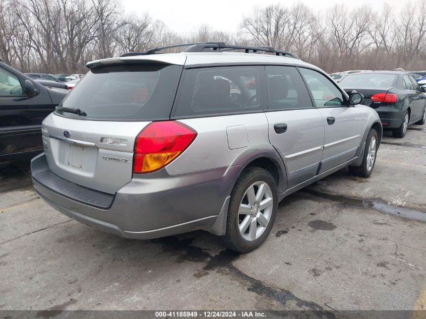 2006 Subaru Outback 2.5I VIN: 4S4BP61C667338921 Lot: 41185949