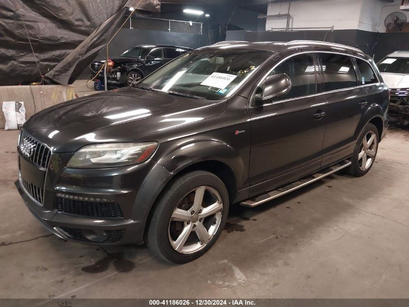 2011 Audi Q7 3.0T S Line Prestige VIN: WA1DGAFEXBD010384 Lot: 41186026