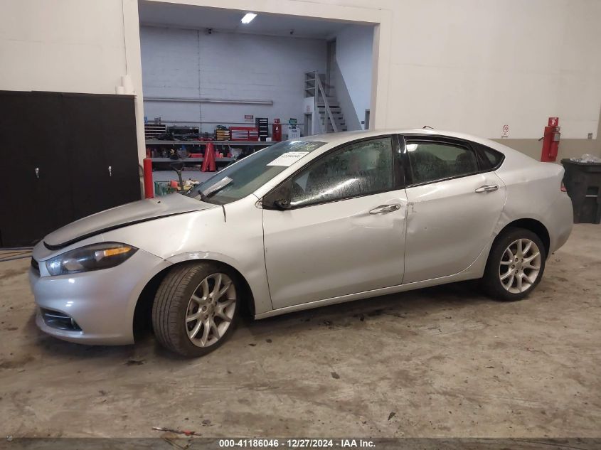 2013 Dodge Dart Sxt VIN: 1C3CDFBA0DD296067 Lot: 41186046