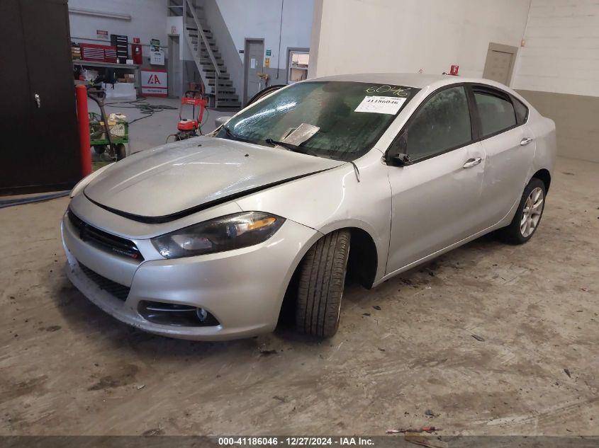 2013 Dodge Dart Sxt VIN: 1C3CDFBA0DD296067 Lot: 41186046