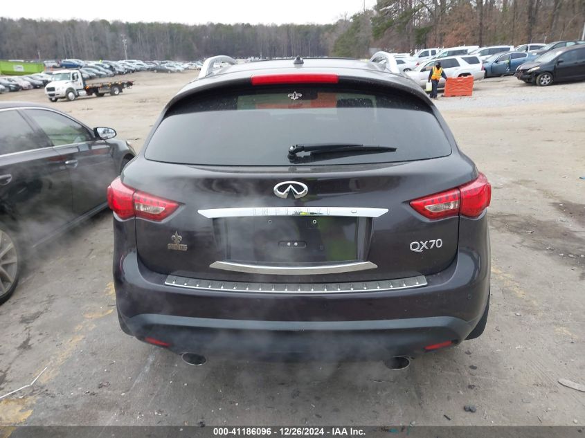 2016 Infiniti Qx70 VIN: JN8CS1MU9GM130263 Lot: 41186096