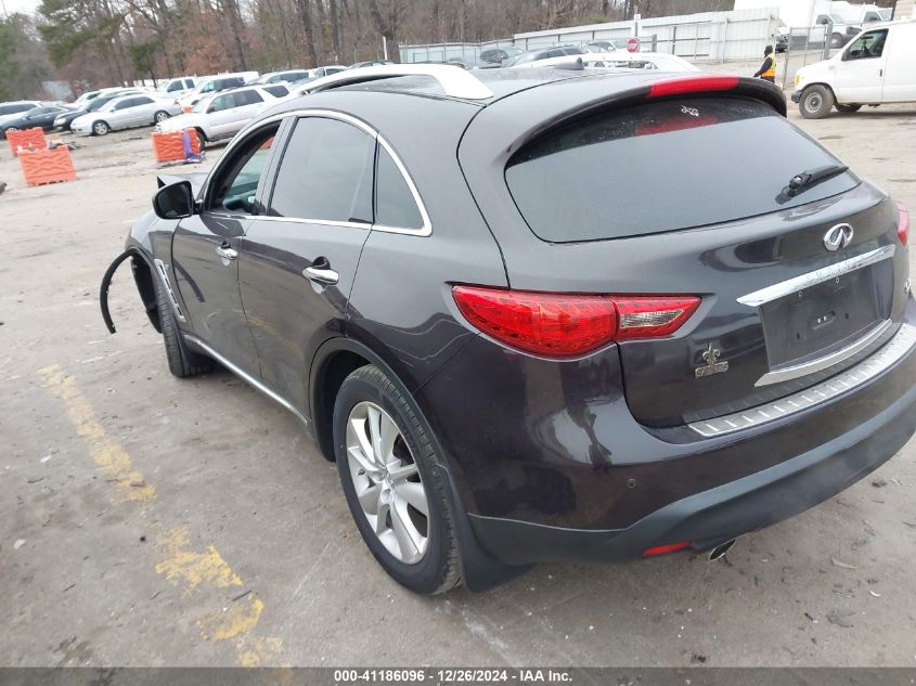 2016 Infiniti Qx70 VIN: JN8CS1MU9GM130263 Lot: 41186096