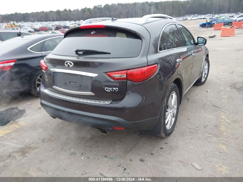 2016 Infiniti Qx70 VIN: JN8CS1MU9GM130263 Lot: 41186096