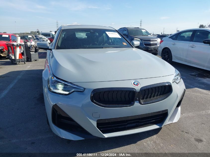 2024 BMW 230 I VIN: 3MW23CM01R8E68198 Lot: 41186111