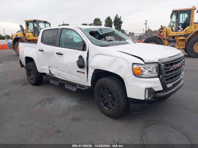 2022 GMC Canyon 4Wd Short Box At4 - Leather VIN: 1GTG6FEN9N1109630 Lot: 41186229