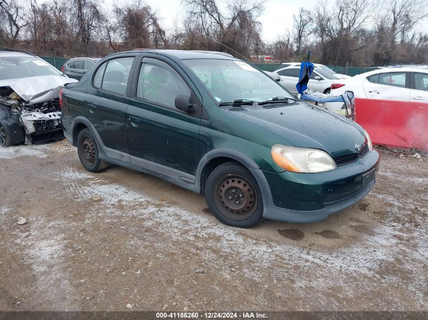 2000 Toyota Echo VIN: JTDBT1233Y0058841 Lot: 41186260