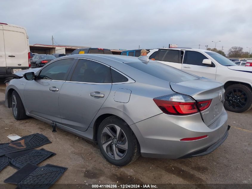 2019 Honda Insight Ex VIN: 19XZE4F56KE032061 Lot: 41186286