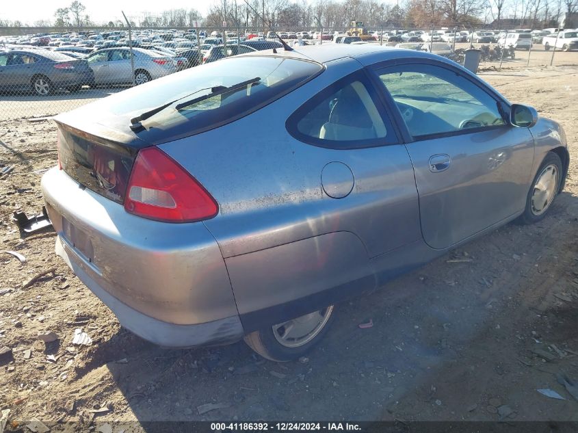 2000 Honda Insight VIN: JHMZE1375YT002472 Lot: 41186392