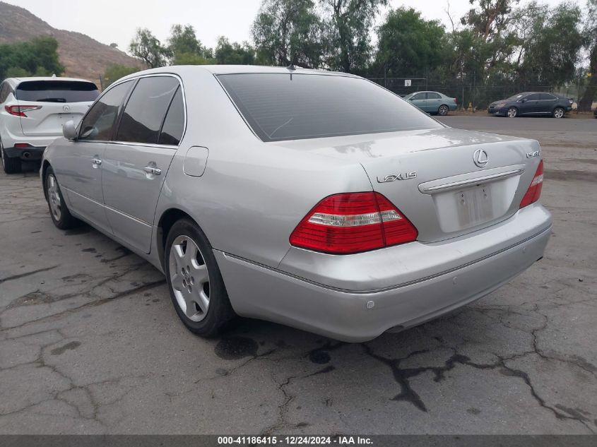 2004 Lexus Ls 430 VIN: JTHBN36FX40155294 Lot: 41186415