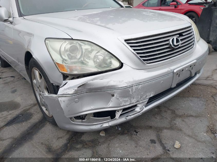 2004 Lexus Ls 430 VIN: JTHBN36FX40155294 Lot: 41186415