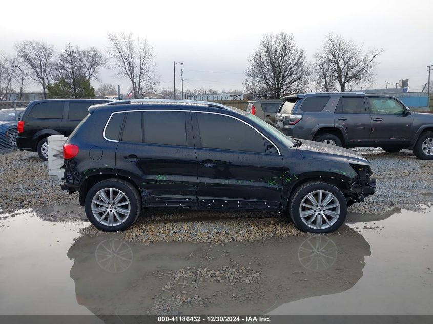 2014 Volkswagen Tiguan Sel VIN: WVGAV3AX3EW563837 Lot: 41186432