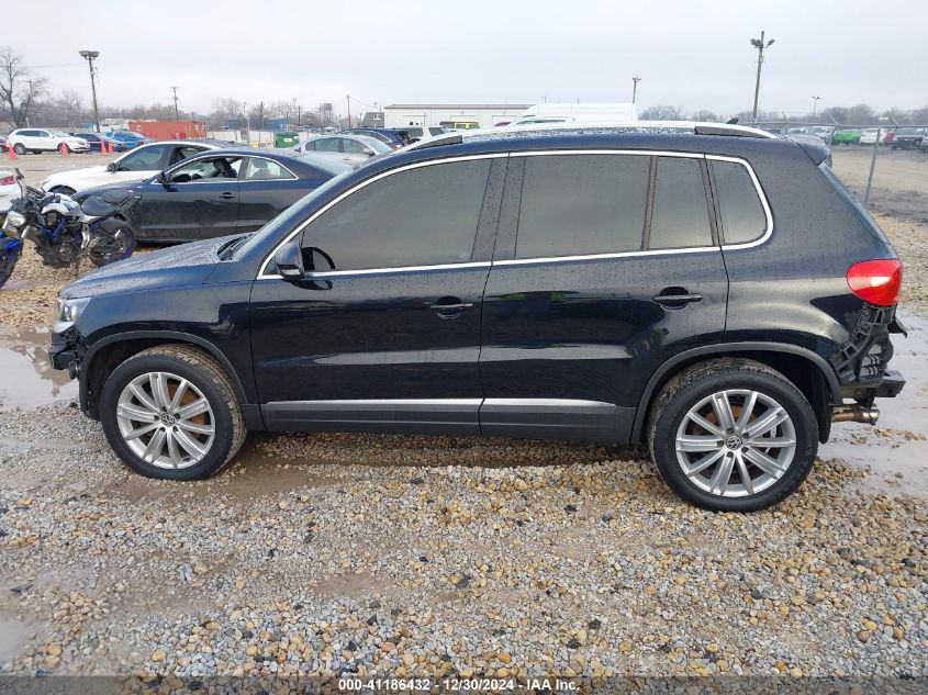 2014 Volkswagen Tiguan Sel VIN: WVGAV3AX3EW563837 Lot: 41186432