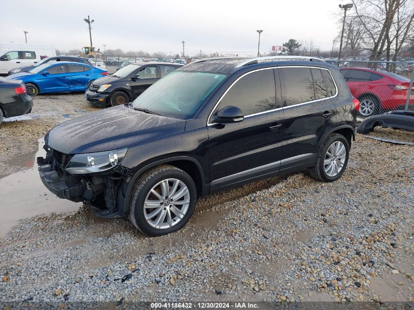 2014 Volkswagen Tiguan Sel VIN: WVGAV3AX3EW563837 Lot: 41186432