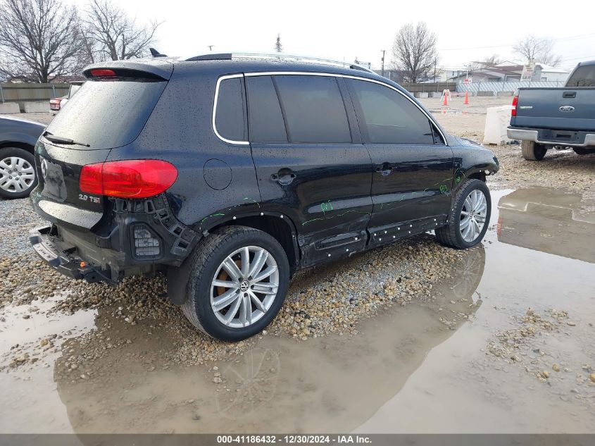 2014 Volkswagen Tiguan Sel VIN: WVGAV3AX3EW563837 Lot: 41186432