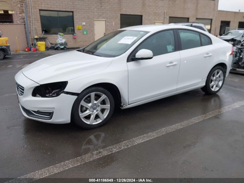 2014 Volvo S60 T5 VIN: YV1612FS6E1292499 Lot: 41186549