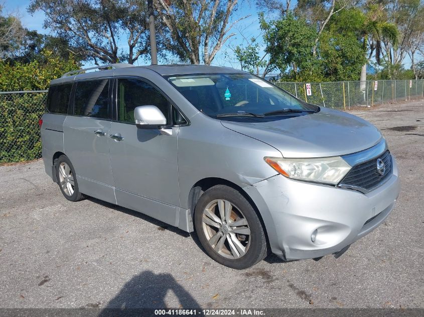 2013 Nissan Quest Sl VIN: JN8AE2KP9D9060876 Lot: 41186641