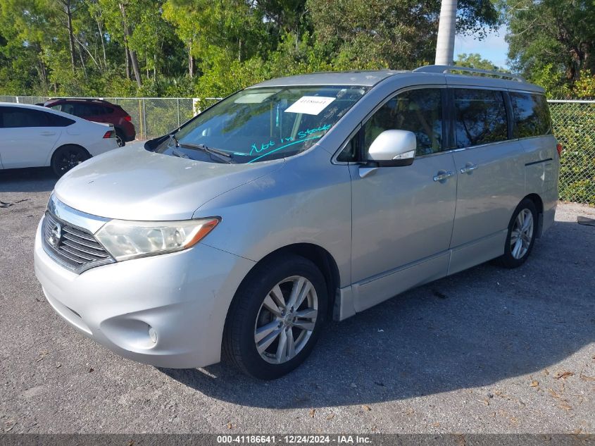 2013 Nissan Quest Sl VIN: JN8AE2KP9D9060876 Lot: 41186641