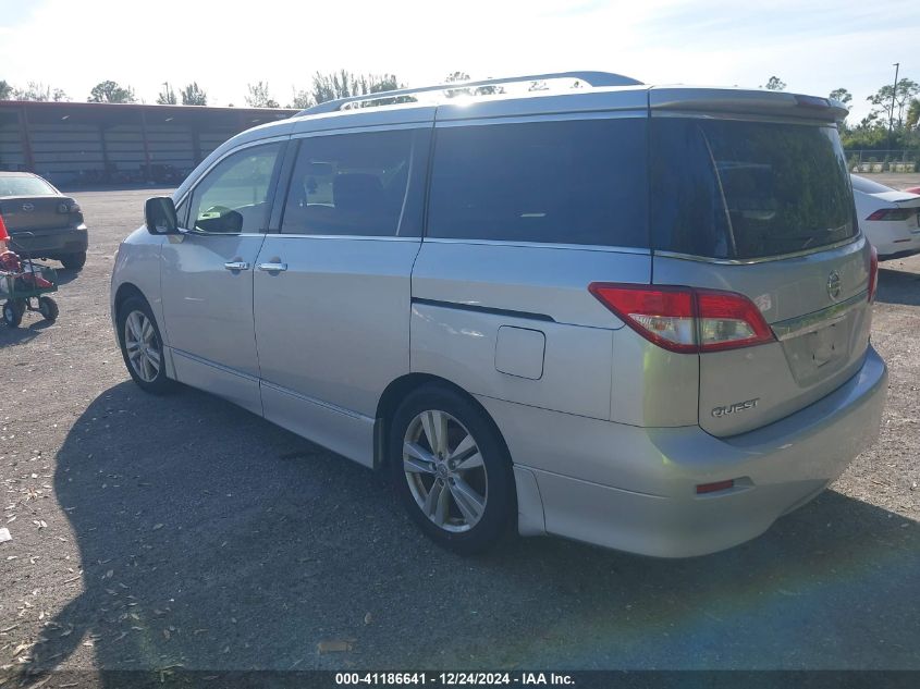 2013 Nissan Quest Sl VIN: JN8AE2KP9D9060876 Lot: 41186641