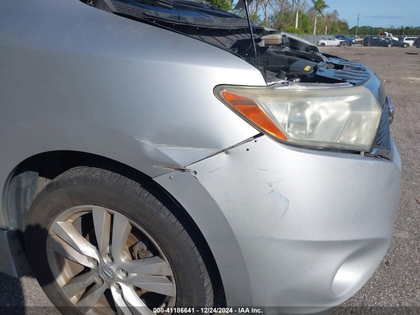 2013 Nissan Quest Sl VIN: JN8AE2KP9D9060876 Lot: 41186641