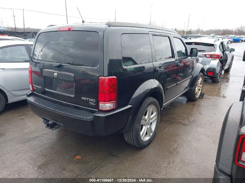 2011 Dodge Nitro Heat VIN: 1D4PT4GX8BW606360 Lot: 41186667