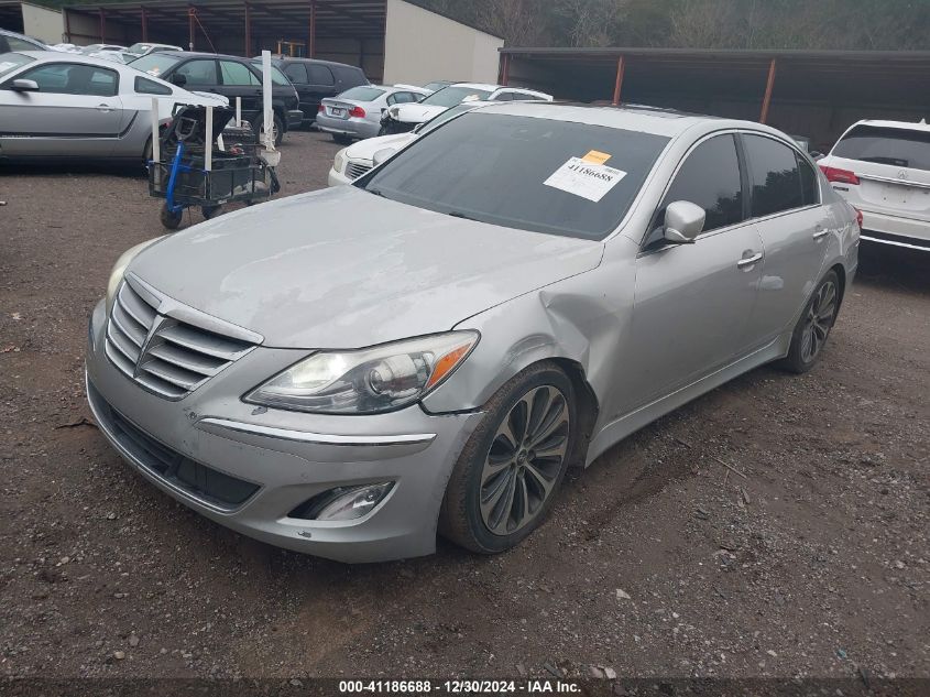 2012 Hyundai Genesis 5.0L VIN: KMHGC4DH4CU163174 Lot: 41186688