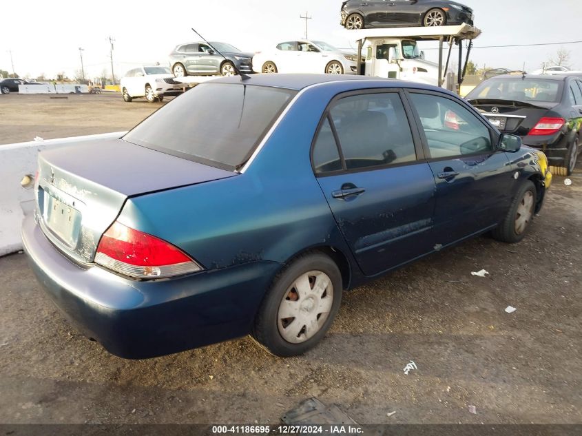 2005 Mitsubishi Lancer Es VIN: JA3AJ26E65U011437 Lot: 41186695