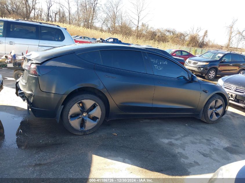 2020 Tesla Model 3 Standard Range Plus Rear-Wheel Drive/Standard Range Rear-Wheel Drive VIN: 5YJ3E1EA4LF745491 Lot: 41186726