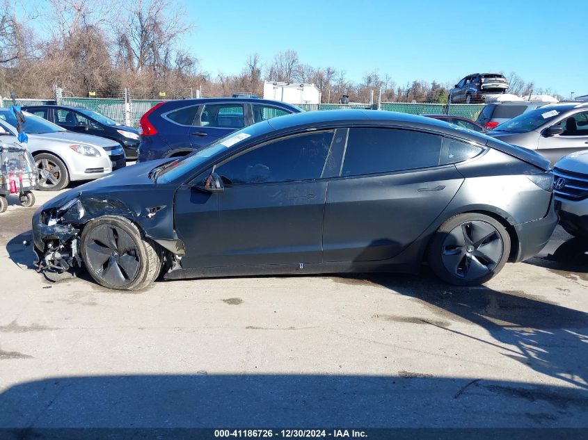 2020 Tesla Model 3 Standard Range Plus Rear-Wheel Drive/Standard Range Rear-Wheel Drive VIN: 5YJ3E1EA4LF745491 Lot: 41186726