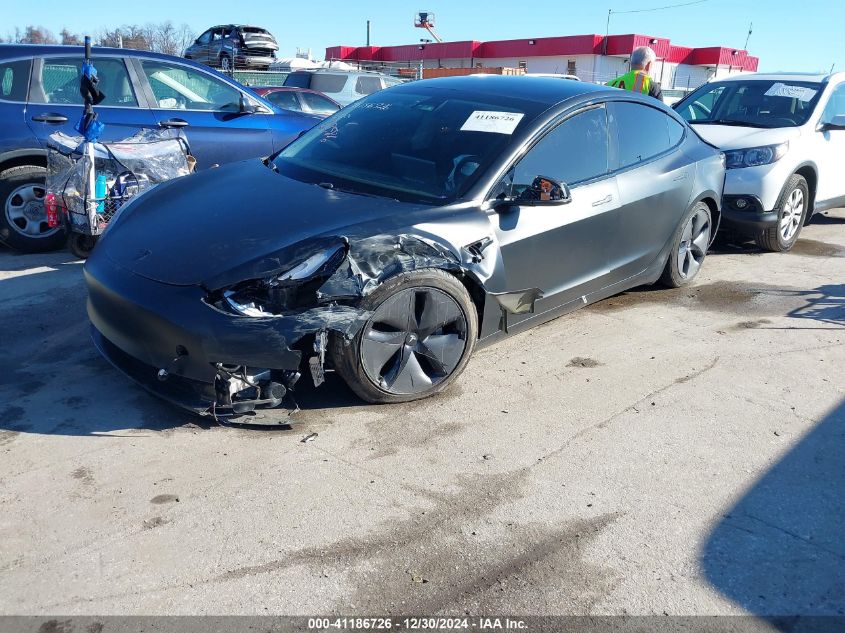 2020 Tesla Model 3 Standard Range Plus Rear-Wheel Drive/Standard Range Rear-Wheel Drive VIN: 5YJ3E1EA4LF745491 Lot: 41186726