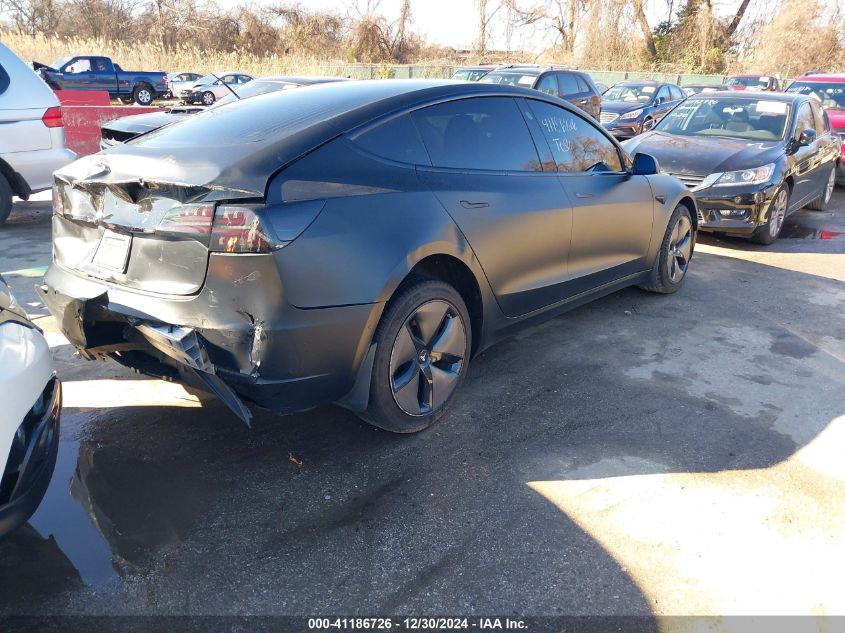 2020 Tesla Model 3 Standard Range Plus Rear-Wheel Drive/Standard Range Rear-Wheel Drive VIN: 5YJ3E1EA4LF745491 Lot: 41186726